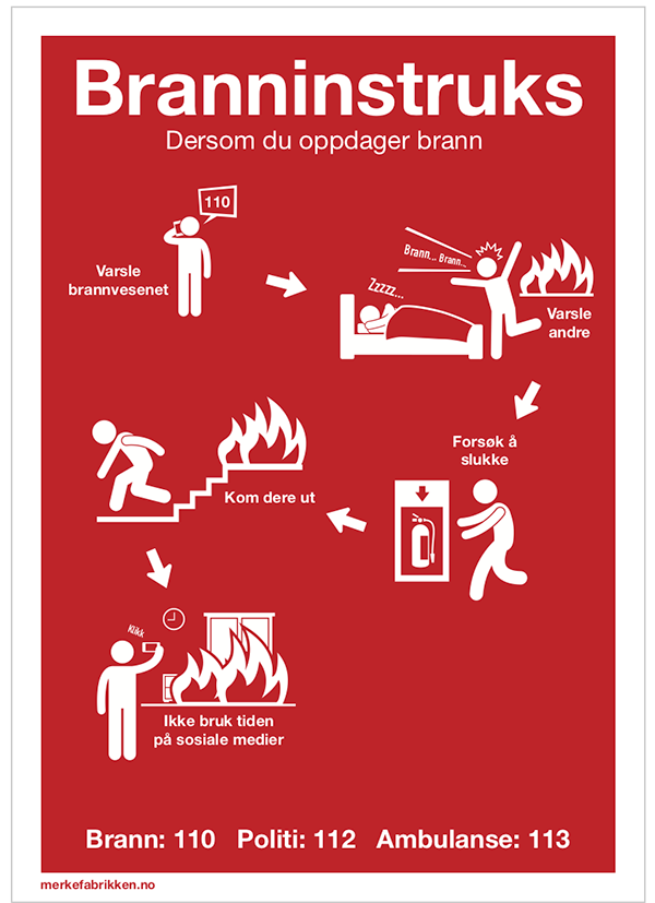 Last ned gratis branninstruks p Norsk