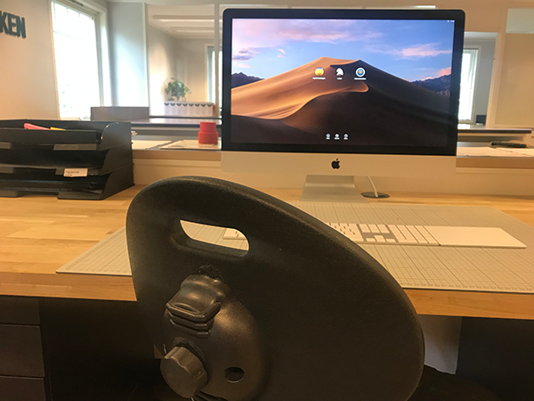 Denne plassen er ledig for en dyktig grafisk designer 