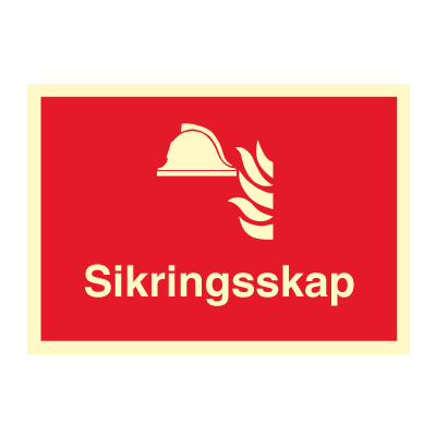 Sikringsskap størrelse